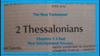 The Book of 2 Thessalonians chapter 13 End The New Testament New International Version [upl. by Remmus]