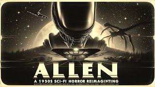 ALIEN A 1950s SciFi Horror Reimagining – Terror in Space [upl. by Arnon]