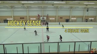 HOCKEY SENSE FOUR SQUARE GAME [upl. by Mcleroy]