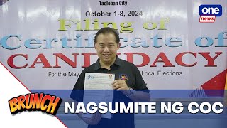 Brunch  Romualdez files COC for reelection in Leyte [upl. by Ahsilahs]