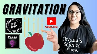 Gravitation class 9 science  one shot revision  BratatiScienceClass [upl. by Redneval525]