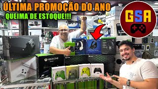 ÚLTIMA PROMOÇÃO DO ANO QUEIMA DE ESTOQUE GSA GAMES SANTA EFIGÊNIA [upl. by Aivan]