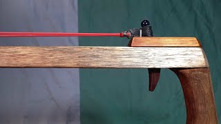 Diy Slingshot  Easy To Create Powerful and Accurate Wooden Slingshot [upl. by Lebasile]