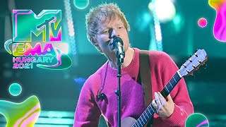 Ed Sheeran quotShiversquot Live  MTV EMA 2021 [upl. by Tooley]