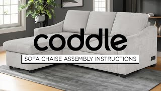 Aria Sofa Chaise Assembly [upl. by Ennaoj]