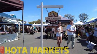 4k Explore HOTA Markets Sunday 19 Nov 2023  Gold Coast  Queensland  Australia [upl. by Elysha]