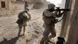 US MARINES IN BATTLE OF FALLUJAH  URBAN COMBAT FOOTAGE  IRAQ WAR [upl. by Mendes]