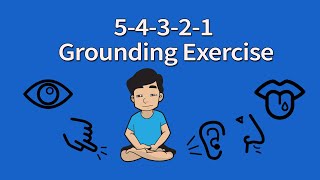 54321 Grounding Exercise Coping with Panic Anxiety amp Emotions [upl. by Onnem]