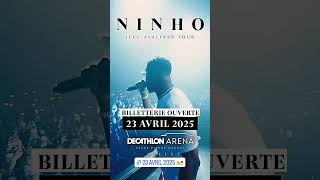 Ninho en concert le 23 avril 2025 jefe Airlines tour ninho decathlon arena musiquelives [upl. by Nylissej]