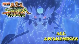 Naruto Shippuden Ultimate Ninja Storm Revolution All Awakenings [upl. by Avuha]