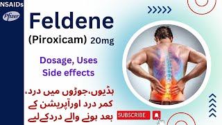 Feldene tablet  Piroxicam  Drug class  Composition  Dosage  Uses  Side effects in Urdu [upl. by Ehudd]