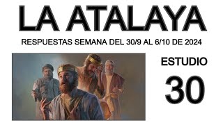 RESPUESTAS DE LA ATALAYA de esta semana [upl. by Mcallister]