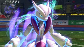 Pokken Tournament  Mewtwo Combo Exhibition [upl. by Sacram]