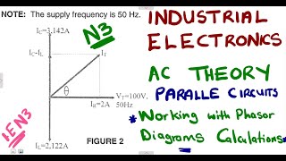 Industrial Electronics N3 AC Theory Parallel RLC Circuits Working With Phasor Diagrams April 2015 [upl. by Housen]