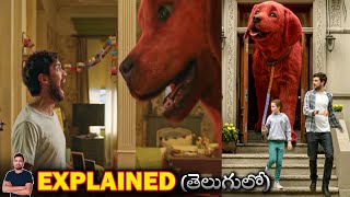 Clifford the Big Red Dog 2021 Film Explained in Telugu  BTR creations [upl. by Legyn322]