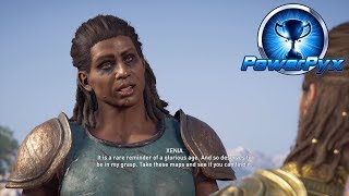 Assassins Creed Odyssey  Birds of a Feather Treasure Hunt Walkthrough Golden Feather Location [upl. by Macguiness]