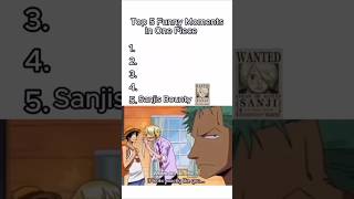 Top 5 funny moments in one piece comedy anime funnymoments onepiece [upl. by Bevash]