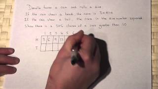 Probability  sample spaces for equally likely outcomes [upl. by Michelsen]