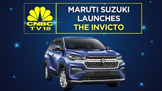 LIVE Maruti Suzuki New Launch Car 2023  Maruti Suzuki Launches Invicto Premium Car  CNBC TV18 [upl. by Uyekawa]