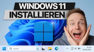 Windows 11 installieren deutsch  ohne TPM  ohne Konto  auch auf alten PC [upl. by Ttevy]