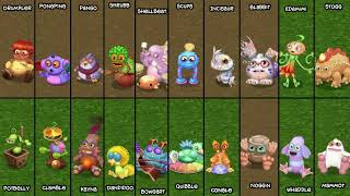 The Continent 69 Monsters but each Monster is Zoomed in Sounds better  My Singing Monsters [upl. by Yrreb]