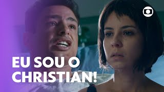 Christian finalmente conta a verdade para Lara sobre sua identidade  Um Lugar Ao Sol  TV Globo [upl. by Letch]