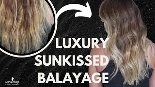 Gradient Balayage  BLONDME Technique w Liz Haven  Schwarzkopf Professional [upl. by Gunthar]