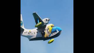 UNSEEN Grumman G 73 Mallard Takeoff SABA Island Airport [upl. by Bendick551]