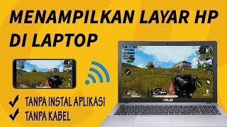 Cara Menampilkan Layar Hp Ke Laptop [upl. by Tabby]