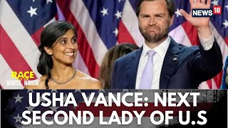 Who Is Usha Vance 1st IndianOrigin Woman Set To Become Second Lady Of US  Trump News  N18G [upl. by Ringler]