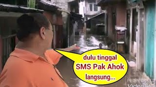 Kali Krukut banjir lagi Warga  quotdulu tinggal SMS Ahok petugas langsung datang bawa peralatanquot [upl. by Enovaj]