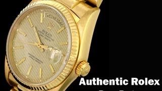 Rolex President DayDate 18k Solid Yellow Gold Dial Watch Mens 18038 Clean Tuxedo [upl. by Yrrad663]