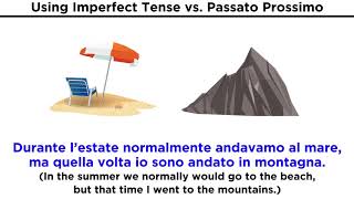 Italian Grammar Limperfetto vs Passato Prossimo [upl. by Darice161]