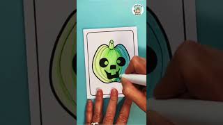 Blending Alcohol Markers • Green Jack O Lantern [upl. by Anirt]