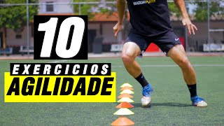 10 EXERCÍCIOS DE AGILIDADE  TREINO FISICO PARA JOGADOR DE FUTEBOL [upl. by Cusack]