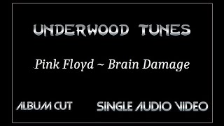 Pink Floyd  Brain Damage  1973  Single Audio Video [upl. by Sucramd974]