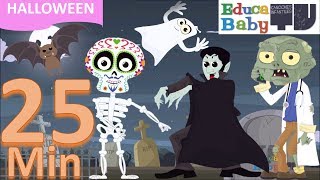 Las Mejores Canciones de Halloween Para Niños  Chumbala  Tumbas Por Aqui  Recopilación [upl. by Grados917]