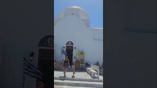 Iglesia Griega 🇬🇷grecia mykonosgreece mykonos [upl. by Ashlan]