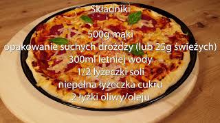 Ciasto pizzę [upl. by Neyu]