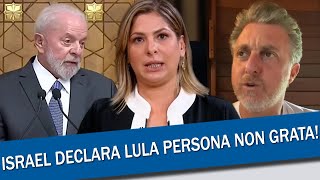 CLIMÃO DANIELA LIMA REPUDIA FALA DE LULA SOBRE GAZA  LUCIANO HUCK SE REVOLTA COM O PRESIDENTE NO X [upl. by Eneg]