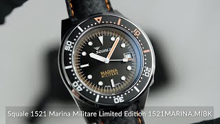 Squale 1521 Marina Militare Limited Edition 1521MARINAMIBK [upl. by Staffan]