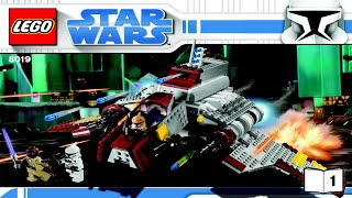 LEGO instructions  Star Wars  8019  Republic Attack Shuttle Book 1 [upl. by Oyr]