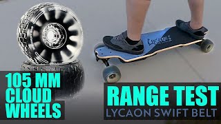 Lycaon Swift Range Test  105mm Cloudwheels [upl. by Cilurzo]