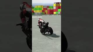 Ninja h2r super fast bike stunt stunt 🥵 crazy rider ninjah superbike gaming h2r stuntrider [upl. by Enner292]