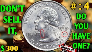 Top 4 State Quarters You Should Know About  Most Valuable State Quarters Worth Money [upl. by Mirna]