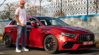 Mercedes A45 AMG Facelift  Insane Performance Crazy Handling Super Stiff  Faisal Khan [upl. by Ecnaled]