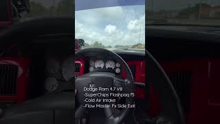 Superchips Flashpaq F5 Dodge Ram 1500 Acceleration🔥 [upl. by Peti]