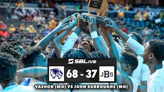 NASSIR BINION NICHOLAS RANDALL DELIVER VASHON A STATE TITLE WITH EASE IN BLOWOUT OVER BURROUGHS 🏀 [upl. by Schellens29]