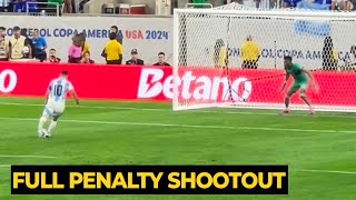 MESSI MISS PENALTY but Argentina win against Ecuador in PENALTY SHOOTOUT and REACTION [upl. by Ynnavoeg510]