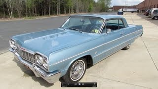 1964 Chevrolet Impala Hardtop Sport Coupe Start Up Exhaust and In Depth Review [upl. by Sabian]